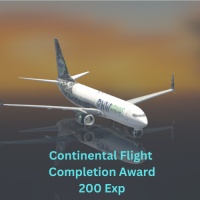 Continental Flight Completion awarded on 09 Jun 2024